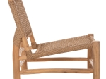 ΚΑΡΕΚΛΑ LONDER HM5986 ΞΥΛΟ TEAK ΣΕ ΦΥΣΙΚΟ ΚΑΙ ΣΥΝΘΕΤΙΚΟ RATTAN 63x77x77Υεκ.