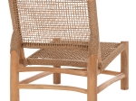 ΚΑΡΕΚΛΑ LONDER HM5986 ΞΥΛΟ TEAK ΣΕ ΦΥΣΙΚΟ ΚΑΙ ΣΥΝΘΕΤΙΚΟ RATTAN 63x77x77Υεκ.