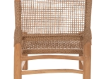 ΚΑΡΕΚΛΑ LONDER HM5986 ΞΥΛΟ TEAK ΣΕ ΦΥΣΙΚΟ ΚΑΙ ΣΥΝΘΕΤΙΚΟ RATTAN 63x77x77Υεκ.