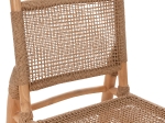 ΚΑΡΕΚΛΑ LONDER HM5986 ΞΥΛΟ TEAK ΣΕ ΦΥΣΙΚΟ ΚΑΙ ΣΥΝΘΕΤΙΚΟ RATTAN 63x77x77Υεκ.
