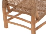 ΚΑΡΕΚΛΑ LONDER HM5986 ΞΥΛΟ TEAK ΣΕ ΦΥΣΙΚΟ ΚΑΙ ΣΥΝΘΕΤΙΚΟ RATTAN 63x77x77Υεκ.