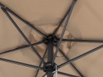 ΟΜΠΡΕΛΑ ΑΛΟΥΜΙΝΙΟΥ Φ250x236Y εκ.ΜΕ 6 ΑΚΤΙΝΕΣ KACEN HM6030.04 ΜΟΚΑ-ΑΝΘΡΑΚΙ