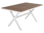 ΤΡΑΠΕΖΙ ΑΛΟΥΜΙΝΙΟΥ ΟΡΘΟΓΩΝΙΟ TAWNEE HM6037.02 ΛΕΥΚΟ-POLYWOOD ΦΥΣΙΚΟ 150x89,5x73Υεκ