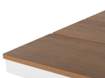 ΤΡΑΠΕΖΙ ΑΛΟΥΜΙΝΙΟΥ ΟΡΘΟΓΩΝΙΟ TAWNEE HM6037.02 ΛΕΥΚΟ-POLYWOOD ΦΥΣΙΚΟ 150x89,5x73Υεκ