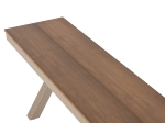 ΠΑΓΚΑΚΙ ΑΛΟΥΜΙΝΙΟΥ TAWNEE HM6040.04 ΣΑΜΠΑΝΙ-POLYWOOD ΚΑΘΙΣΜΑ ΦΥΣΙΚΟ 220x36x44,5Υεκ.