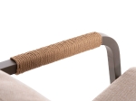 ΠΟΛΥΘΡΟΝΑ MAERLY HM6051.04 ΣΑΜΠΑΝΙ ΑΛΟΥΜΙΝΙΟ-P.E.RATTAN ΦΥΣΙΚΟ-ΜΑΞΙΛΑΡΙΑ ΜΠΕΖ 55,5x62,5x85Υ εκ.