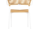 ΚΑΡΕΚΛΑ SUKI HM6053.01 ΜΕΤΑΛΛO ΛΕΥΚΟ KAI ΣΥΝΘ. RATTAN ΣΕ ΦΥΣΙΚΟ 54x62x80Υεκ