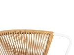 ΚΑΡΕΚΛΑ SUKI HM6053.01 ΜΕΤΑΛΛO ΛΕΥΚΟ KAI ΣΥΝΘ. RATTAN ΣΕ ΦΥΣΙΚΟ 54x62x80Υεκ