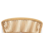 ΚΑΡΕΚΛΑ SUKI HM6053.01 ΜΕΤΑΛΛO ΛΕΥΚΟ KAI ΣΥΝΘ. RATTAN ΣΕ ΦΥΣΙΚΟ 54x62x80Υεκ