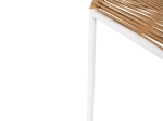 ΚΑΡΕΚΛΑ SUKI HM6053.01 ΜΕΤΑΛΛO ΛΕΥΚΟ KAI ΣΥΝΘ. RATTAN ΣΕ ΦΥΣΙΚΟ 54x62x80Υεκ