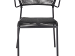 ΚΑΡΕΚΛΑ SUKI HM6053.02 ΜΕΤΑΛΛO KAI ΣΥΝΘΕΤΙΚΟ RATTAN ΣΕ ΜΑΥΡΟ 54x62x80Υεκ