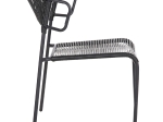 ΚΑΡΕΚΛΑ SUKI HM6053.02 ΜΕΤΑΛΛO KAI ΣΥΝΘΕΤΙΚΟ RATTAN ΣΕ ΜΑΥΡΟ 54x62x80Υεκ