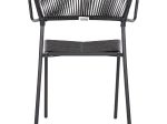 ΚΑΡΕΚΛΑ SUKI HM6053.02 ΜΕΤΑΛΛO KAI ΣΥΝΘΕΤΙΚΟ RATTAN ΣΕ ΜΑΥΡΟ 54x62x80Υεκ