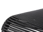 ΚΑΡΕΚΛΑ SUKI HM6053.02 ΜΕΤΑΛΛO KAI ΣΥΝΘΕΤΙΚΟ RATTAN ΣΕ ΜΑΥΡΟ 54x62x80Υεκ