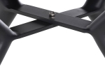 ΤΡΑΠΕΖΙ ΑΛΟΥΜΙΝΙΟΥ ΣΤΡΟΓΓΥΛΟ HIGER HM6061.03 ΑΝΘΡΑΚΙ Φ126Χ73Υεκ.