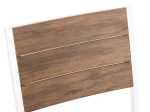 ΚΑΡΕΚΛΑ ΑΛΟΥΜΙΝΙΟΥ SAGA HM6063.01 ΛΕΥΚΗ ΜΕ POLYWOOD 46x52x86Υεκ.