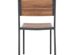 ΚΑΡΕΚΛΑ ΑΛΟΥΜΙΝΙΟΥ SAGA HM6063.02 ΣΚΟΥΡΟ ΓΚΡΙ ΜΕ POLYWOOD 46x52x86Υεκ.
