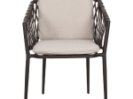 ΠΟΛΥΘΡΟΝΑ ΑΛΟΥΜΙΝΙΟΥ BOLLY HM6080 ΚΑΦΕ-ΣΥΝΘ.RATTAN ΚΑΦΕ-ΜΠΕΖ ΜΑΞΙΛΑΡΙΑ 58,5x67x86Υεκ
