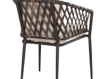 ΠΟΛΥΘΡΟΝΑ ΑΛΟΥΜΙΝΙΟΥ BOLLY HM6080 ΚΑΦΕ-ΣΥΝΘ.RATTAN ΚΑΦΕ-ΜΠΕΖ ΜΑΞΙΛΑΡΙΑ 58,5x67x86Υεκ