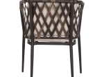 ΠΟΛΥΘΡΟΝΑ ΑΛΟΥΜΙΝΙΟΥ BOLLY HM6080 ΚΑΦΕ-ΣΥΝΘ.RATTAN ΚΑΦΕ-ΜΠΕΖ ΜΑΞΙΛΑΡΙΑ 58,5x67x86Υεκ