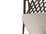 ΠΟΛΥΘΡΟΝΑ ΑΛΟΥΜΙΝΙΟΥ BOLLY HM6080 ΚΑΦΕ-ΣΥΝΘ.RATTAN ΚΑΦΕ-ΜΠΕΖ ΜΑΞΙΛΑΡΙΑ 58,5x67x86Υεκ