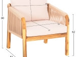 ΣΕΤ ΣΑΛΟΝΙ ΕΞ.ΧΩΡΟΥ 4ΤΜΧ ROSSWELL HM6084.02 ΞΥΛΟ ΑΚΑΚΙΑΣ-ΣΧΟΙΝΙ-ΜΠΕΖ ΜΑΞΙΛΑΡΙΑ
