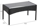 ΣΕΤ ΣΑΛΟΝΙ 4ΤΜΧ STASIA HM6089.10 ΣΥΝΘ.RATTAN ΜΑΥΡΟ-ΓΚΡΙ ΜΑΞΙΛΑΡΙΑ