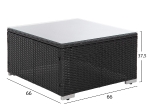 ΠΟΛΥΜΟΡΦΙΚΟ ΣΕΤ ΣΑΛΟΝΙ 7TMX GREN HM6091 ΣΥΝΘ.RATTAN ΑΝΘΡΑΚΙ-ΓΥΑΛΙ ΑΣΦΑΛΕΙΑΣ