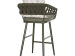 ΣΚΑΜΠΟ ΑΛΟΥΜΙΝΙΟΥ CAMDEN HM6142.09 ΜΑΞΙΛΑΡΙ ΜΕ PRINT-DARK OLIVE 56x60x108Υεκ.