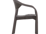 ΠΟΛΥΘΡΟΝΑ ΠΟΛΥΠΡΟΠΥΛΕΝΙΟΥ FETT HM6158.06 BAMBOO LOOK-ΚΑΦΕ 63x59x81Υεκ.