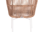 ΠΟΛΥΘΡΟΝΑ ΑΛΟΥΜΙΝΙΟΥ ORIN HM6265.02 ΛΕΥΚΗ-P.E.RATTAN ΦΥΣΙΚΟ-ΜΠΕΖ ΜΑΞΙΛΑΡΙΑ 58x61x75Υ