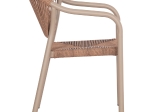 ΠΟΛΥΘΡΟΝΑ ΑΛΟΥΜΙΝΙΟΥ LUCCI HM6266.02 MOKA ΣΚΕΛΕΤΟΣ-P.E.RATTAN ΦΥΣΙΚΟ 58x56x79Υεκ