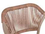 ΠΟΛΥΘΡΟΝΑ ΑΛΟΥΜΙΝΙΟΥ LUCCI HM6266.02 MOKA ΣΚΕΛΕΤΟΣ-P.E.RATTAN ΦΥΣΙΚΟ 58x56x79Υεκ