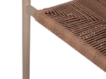 ΠΟΛΥΘΡΟΝΑ ΑΛΟΥΜΙΝΙΟΥ LUCCI HM6266.02 MOKA ΣΚΕΛΕΤΟΣ-P.E.RATTAN ΦΥΣΙΚΟ 58x56x79Υεκ