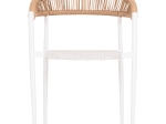 ΠΟΛΥΘΡΟΝΑ BERG HM6284.01 ΑΛΟΥΜΙΝΙΟ & TEXTILENE ΛΕΥΚΟ--P.E.TWISTED RATTAN 55x56x79Υεκ