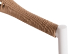 ΠΟΛΥΘΡΟΝΑ BERG HM6284.01 ΑΛΟΥΜΙΝΙΟ & TEXTILENE ΛΕΥΚΟ--P.E.TWISTED RATTAN 55x56x79Υεκ