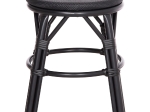 ΣΚΑΜΠΟ ΑΛΟΥΜΙΝΙΟΥ CHINO HM6285.02 BAMBOO LOOK & TEXTILENE ΣΕ ΜΑΥΡΟ Φ36x46Υεκ.