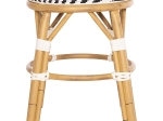 ΣΚΑΜΠΟ ΑΛΟΥΜΙΝΙΟΥ CHINO HM6285.03 BAMBOO LOOK-TEXTILENE ΛΕΥΚΟ-ΜΑΥΡΟ Φ36x46Υεκ.