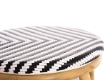 ΣΚΑΜΠΟ ΑΛΟΥΜΙΝΙΟΥ CHINO HM6285.03 BAMBOO LOOK-TEXTILENE ΛΕΥΚΟ-ΜΑΥΡΟ Φ36x46Υεκ.