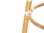 ΣΚΑΜΠΟ ΑΛΟΥΜΙΝΙΟΥ CHINO HM6285.03 BAMBOO LOOK-TEXTILENE ΛΕΥΚΟ-ΜΑΥΡΟ Φ36x46Υεκ.