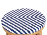 ΣΚΑΜΠΟ ΑΛΟΥΜΙΝΙΟΥ CHINO HM6285.05 BAMBOO LOOK-TEXTILENE ΛΕΥΚΟ-ΜΠΛΕ Φ36x46Υεκ.