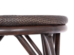 ΣΚΑΜΠΟ ΑΛΟΥΜΙΝΙΟΥ ΜΕΣ.ΥΨΟΥΣ CHINO HM6286.01 BAMBOO LOOK & TEXTILENE ΚΑΦΕ 43x43x65Υεκ
