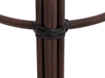 ΣΚΑΜΠΟ ΑΛΟΥΜΙΝΙΟΥ ΜΕΣ.ΥΨΟΥΣ CHINO HM6286.01 BAMBOO LOOK & TEXTILENE ΚΑΦΕ 43x43x65Υεκ
