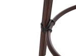 ΣΚΑΜΠΟ ΑΛΟΥΜΙΝΙΟΥ ΜΕΣ.ΥΨΟΥΣ CHINO HM6286.01 BAMBOO LOOK & TEXTILENE ΚΑΦΕ 43x43x65Υεκ