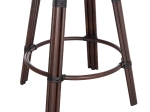 ΣΚΑΜΠΟ ΑΛΟΥΜΙΝΙΟΥ ΜΕΣ.ΥΨΟΥΣ CHINO HM6286.01 BAMBOO LOOK & TEXTILENE ΚΑΦΕ 43x43x65Υεκ