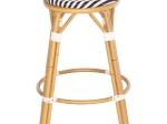 ΣΚΑΜΠΟ ΑΛΟΥΜΙΝΙΟΥ ΜΕΣ.ΥΨΟΥΣ CHINO HM6286.03 BAMBOO LOOK & TEXTILENE ΜΑΥΡΟ 43x43x65Υεκ