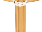 ΣΚΑΜΠΟ ΑΛΟΥΜΙΝΙΟΥ ΜΕΣ.ΥΨΟΥΣ CHINO HM6286.05 BAMBOO LOOK & TEXTILENE ΜΠΛΕ 43x43x65Υεκ