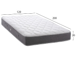 ΣΤΡΩΜΑ DREAMTOPIA ΣΕΙΡΑ LULLABY ALOE VERA HM655.120 BONNELL SPRING 120x200x20Y εκ.