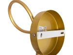 ΑΠΛΙΚΑ ΤΟΙΧΟΥ FRIDRIK HM7399.12 ΜΕΤΑΛΛΟ ΣΕ ΧΡΥΣΟ 12x15,5x28,5Υεκ.