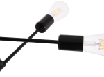 ΦΩΤΙΣΤΙΚΟ ΟΡΟΦΗΣ ΠΟΛΥΦΩΤΟ LIGHTY HM7427.11 ΜΕΤΑΛΛΟ ΣΕ ΜΑΥΡΟ 51x51x23Υεκ.